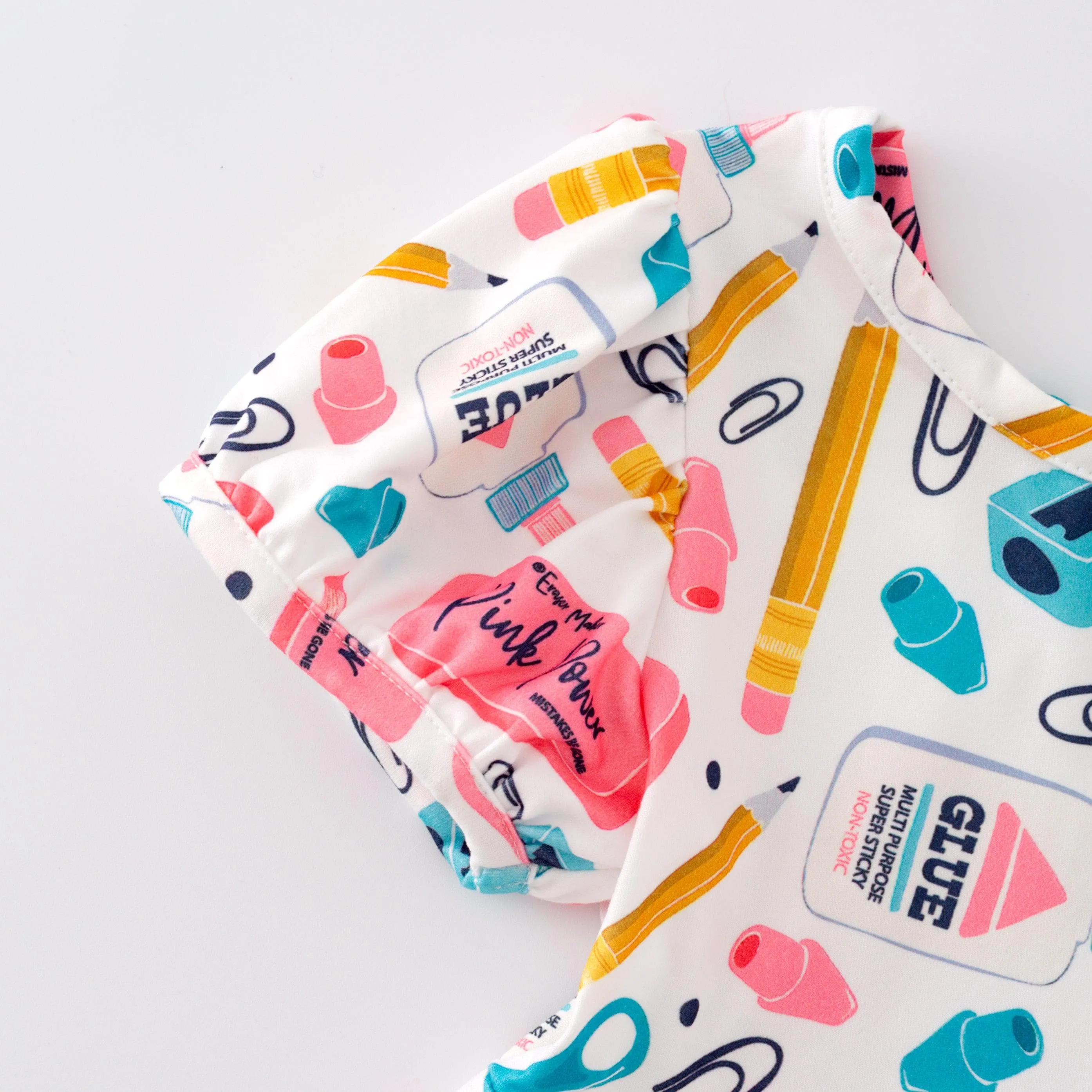 Back to School "Cute School Supplies" Playwear Dress