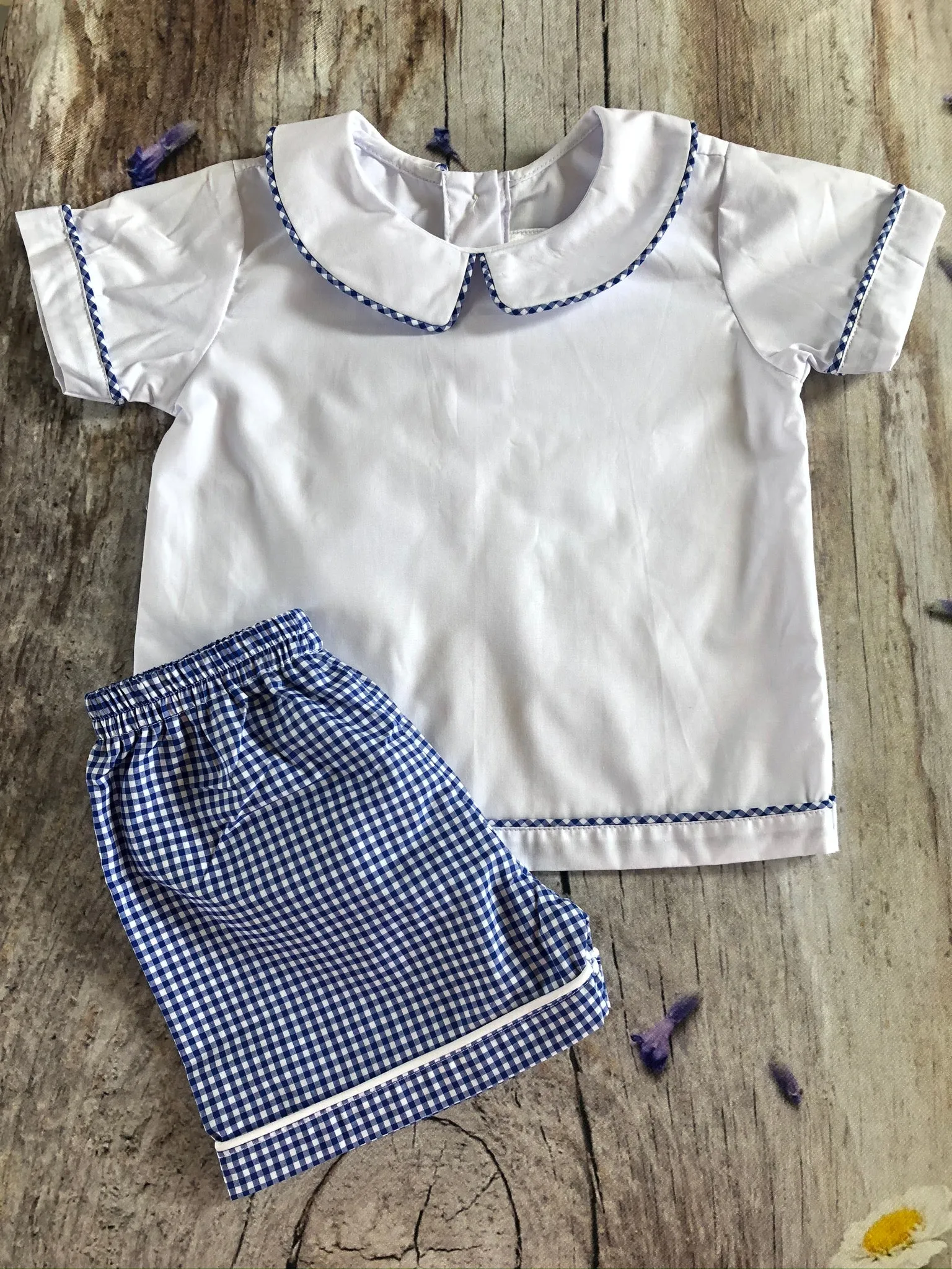 Back to school shorts set