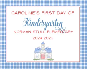 Back to School Sign-School House I