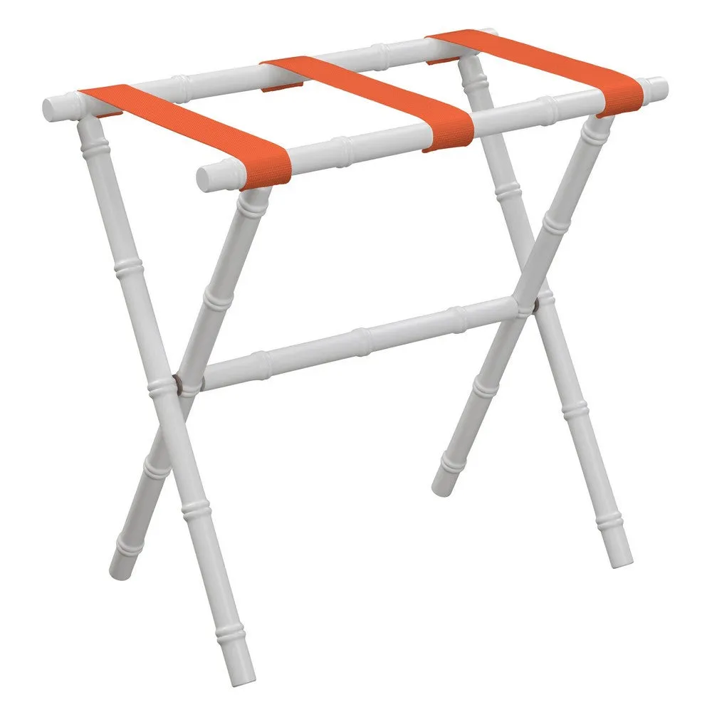 Bamboo Carved Wood Luggage Rack