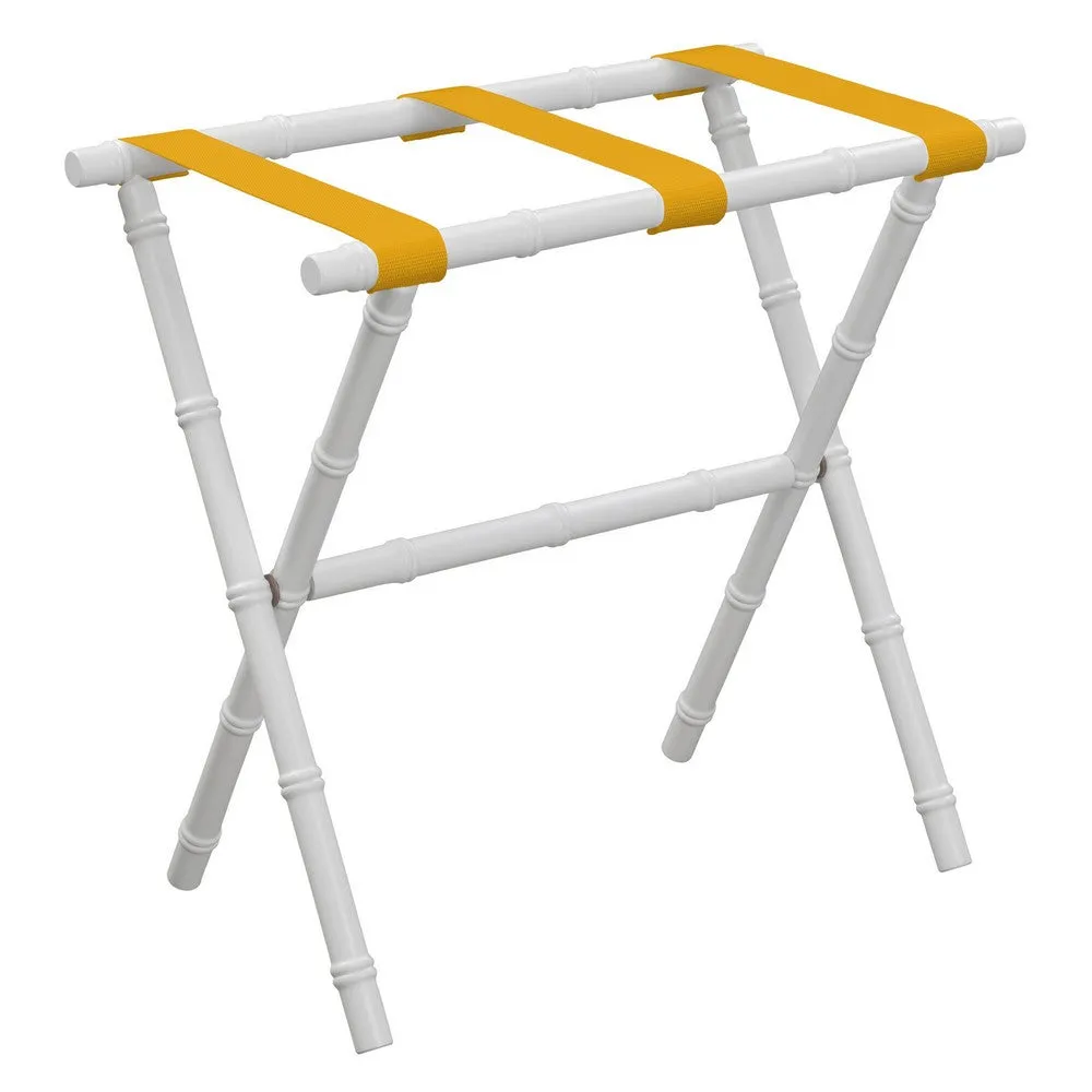 Bamboo Carved Wood Luggage Rack