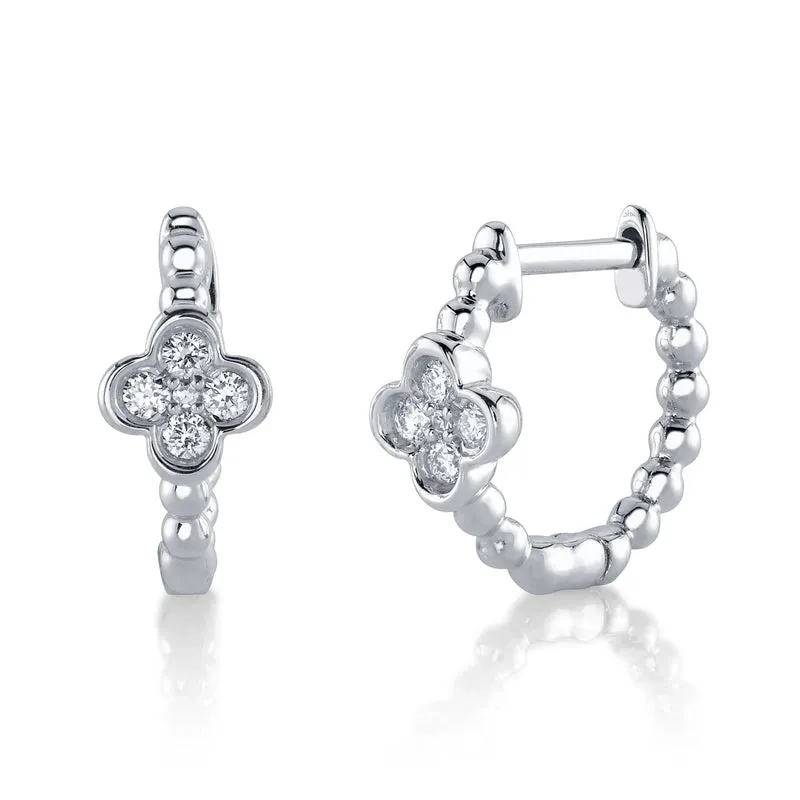 BEADED DIAMOND CLOVER HUGGIES