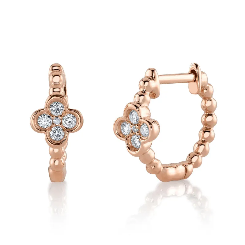 BEADED DIAMOND CLOVER HUGGIES