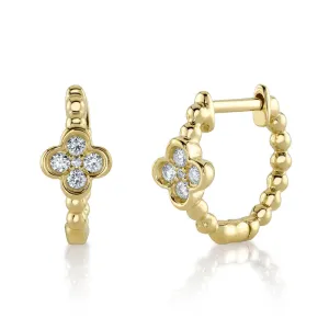 BEADED DIAMOND CLOVER HUGGIES