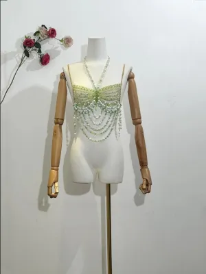 Beaded Halter Body Chain
