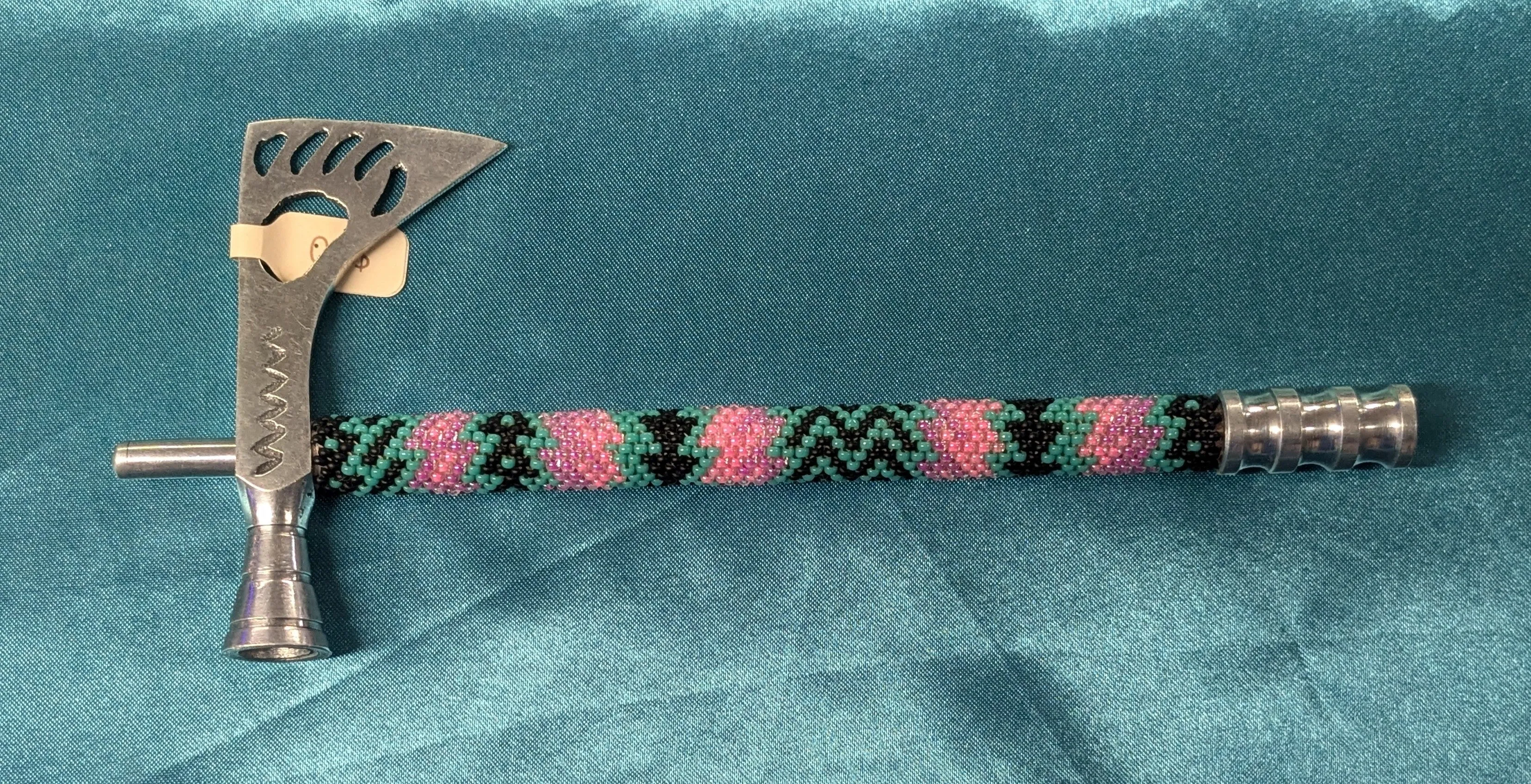 Beaded Hatchet Pipes