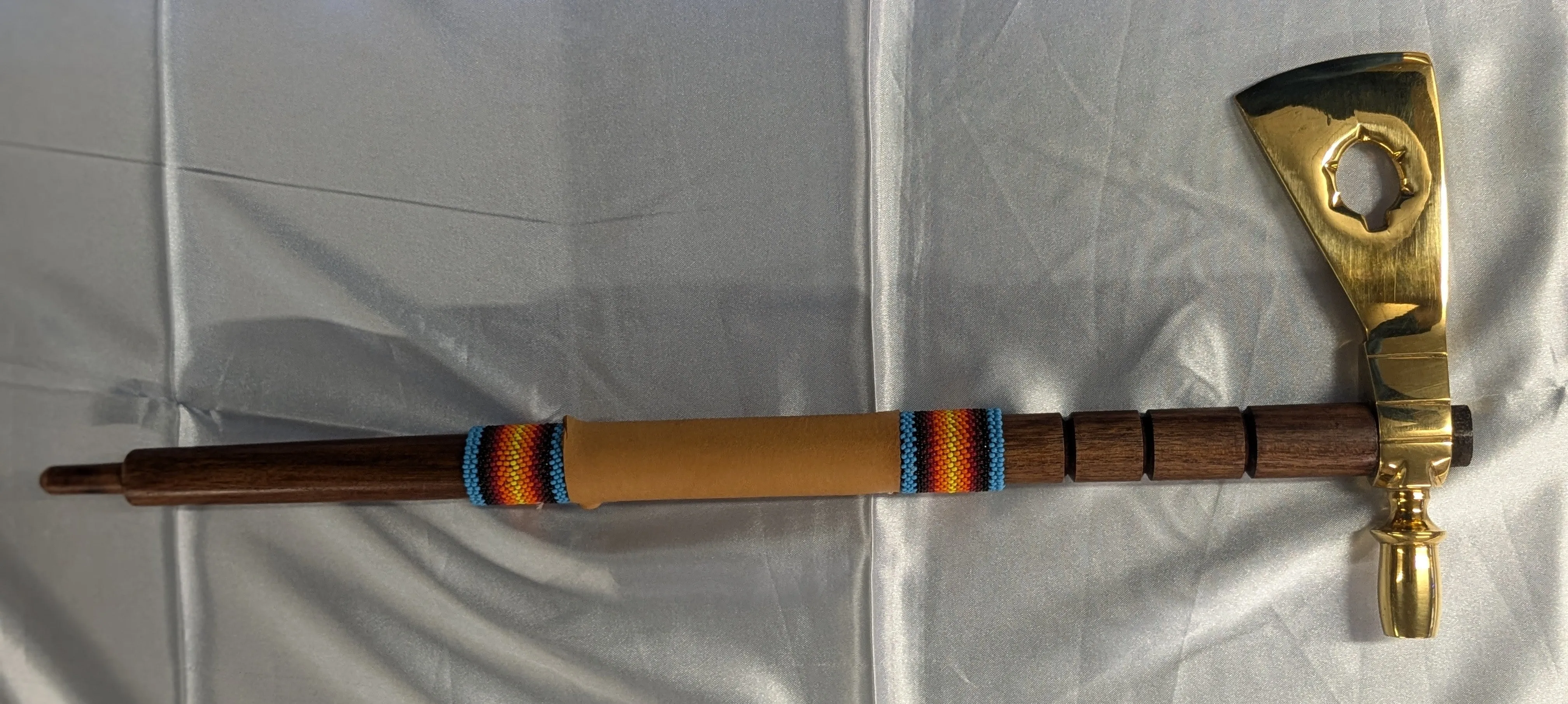 Beaded Hatchet Pipes