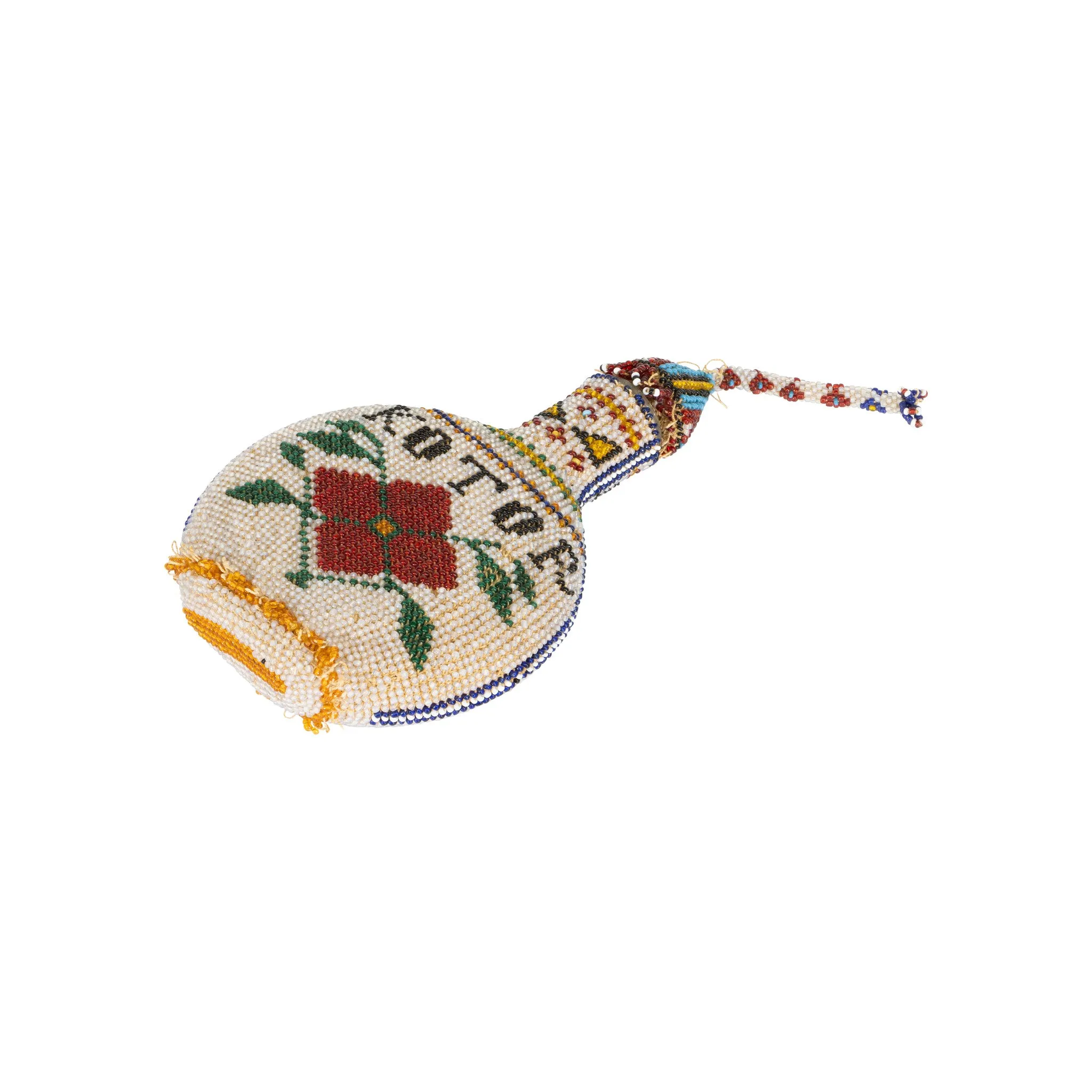 Beaded Lidded Bottle