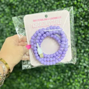 Beaded Phone Chargers