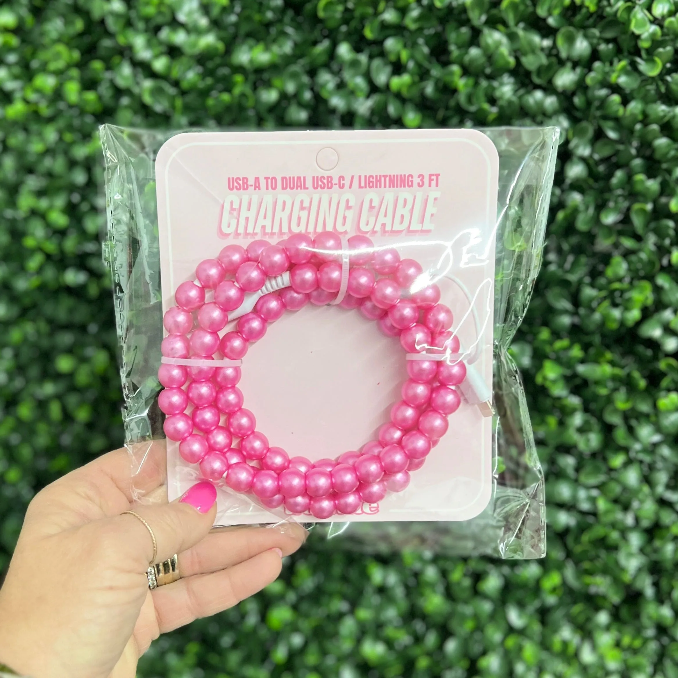Beaded Phone Chargers