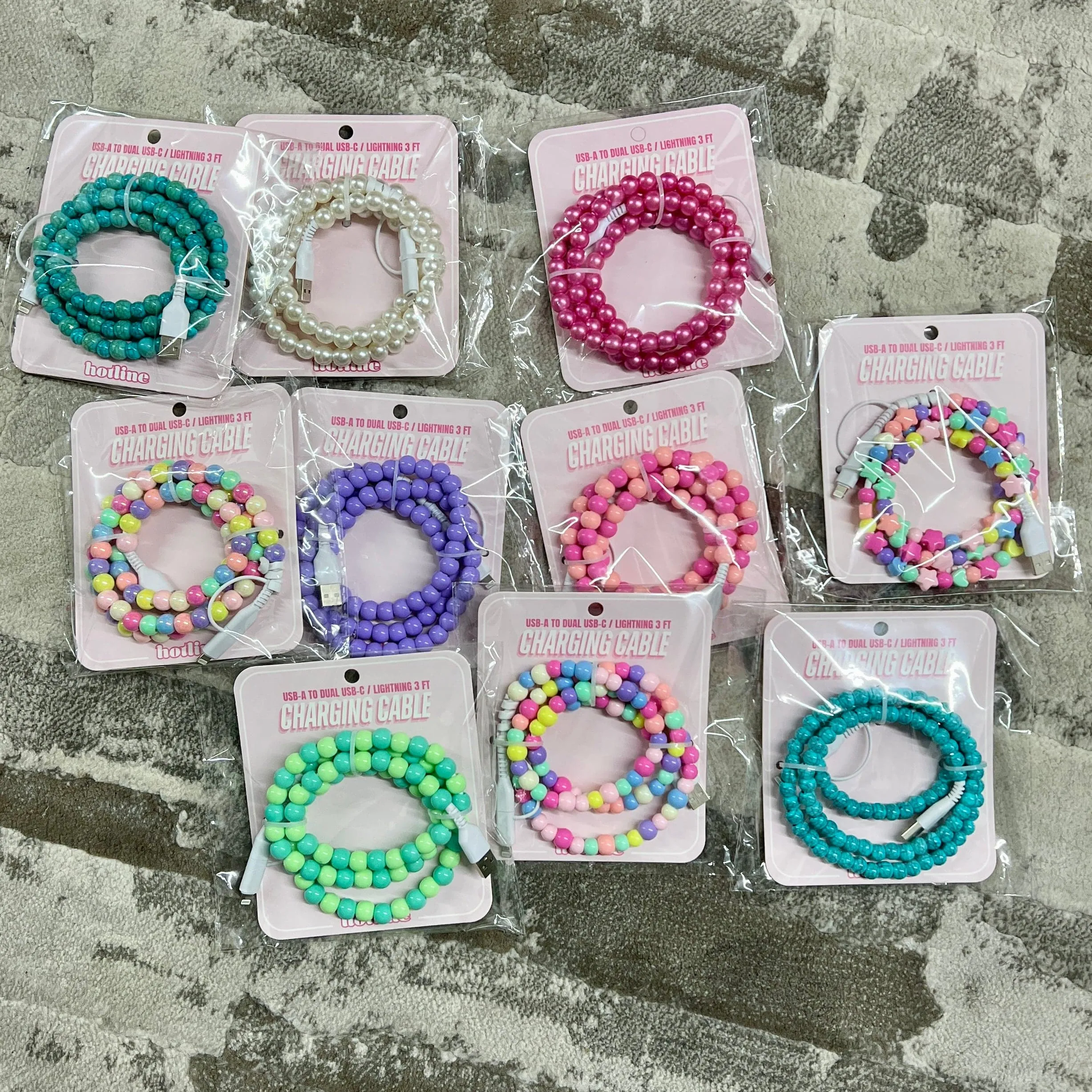 Beaded Phone Chargers