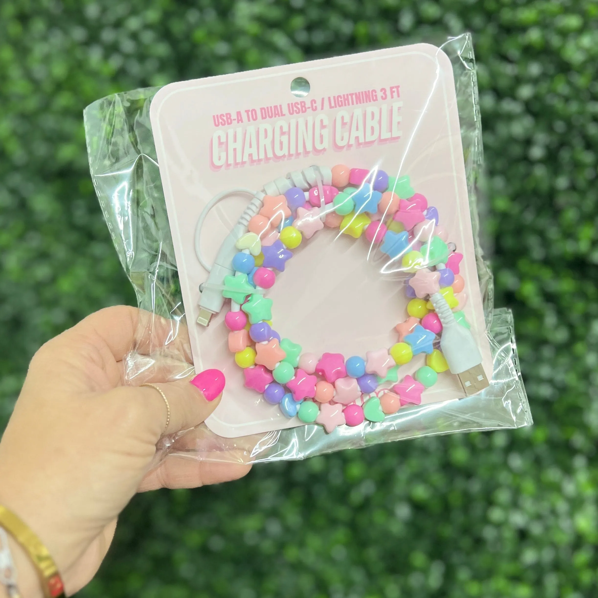 Beaded Phone Chargers