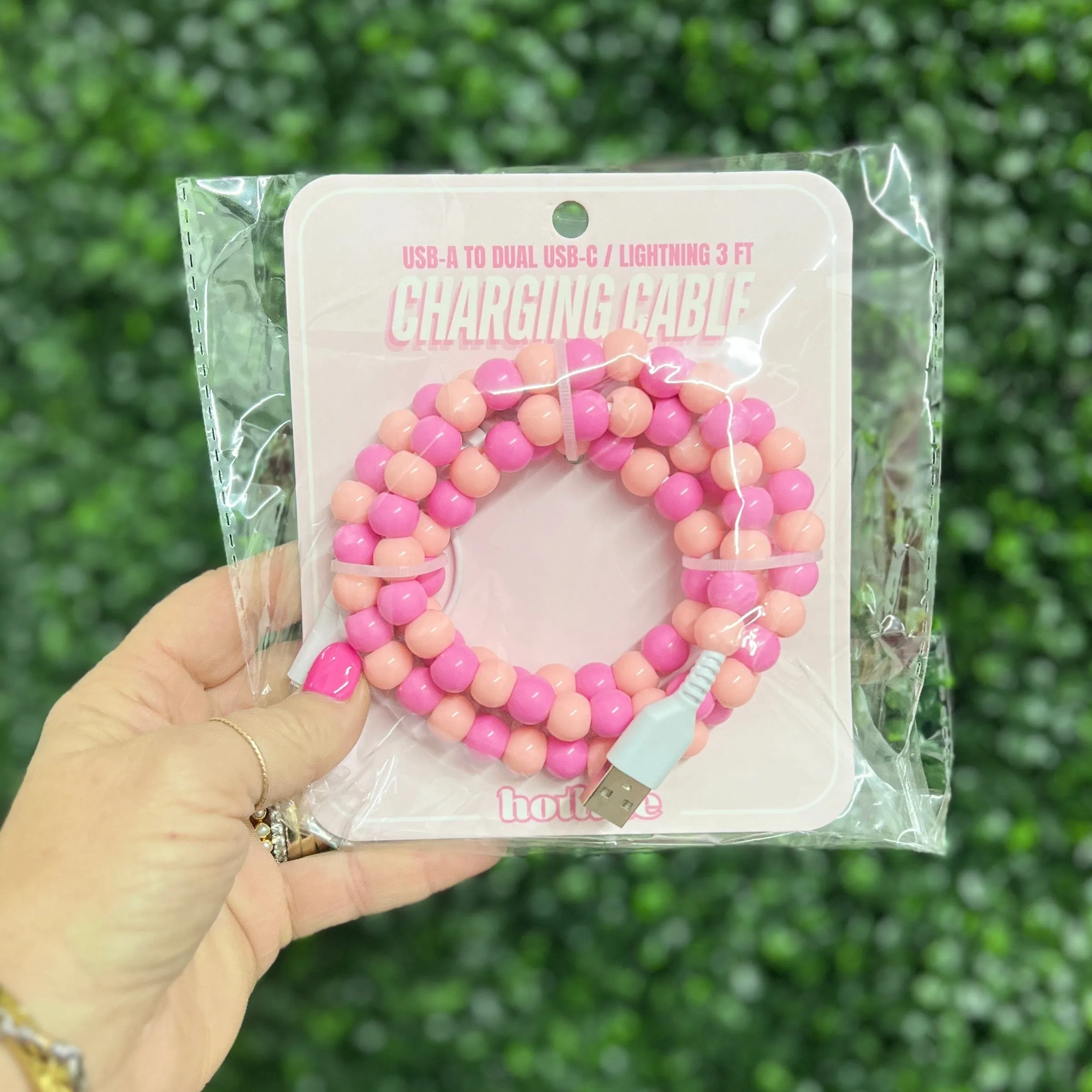 Beaded Phone Chargers