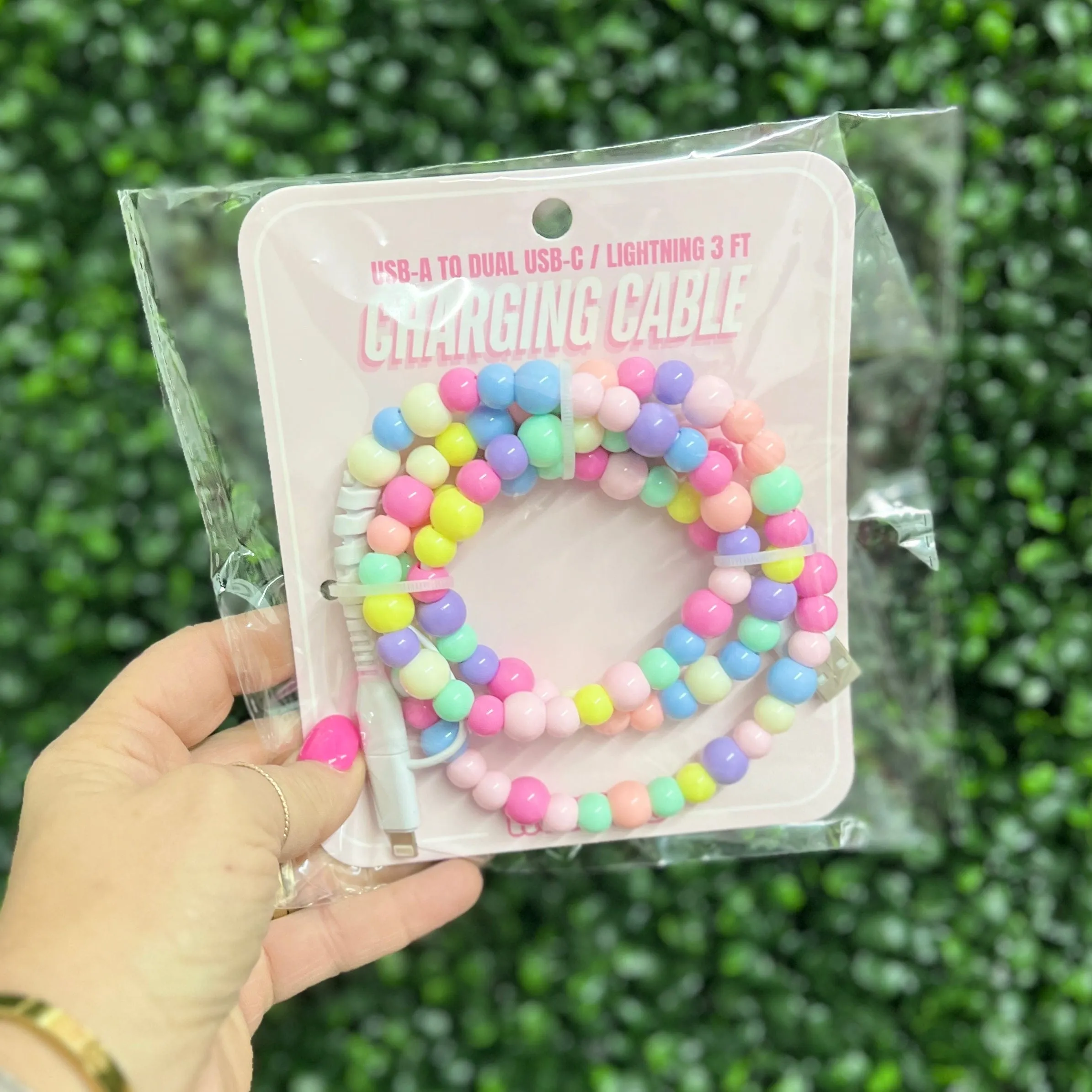 Beaded Phone Chargers