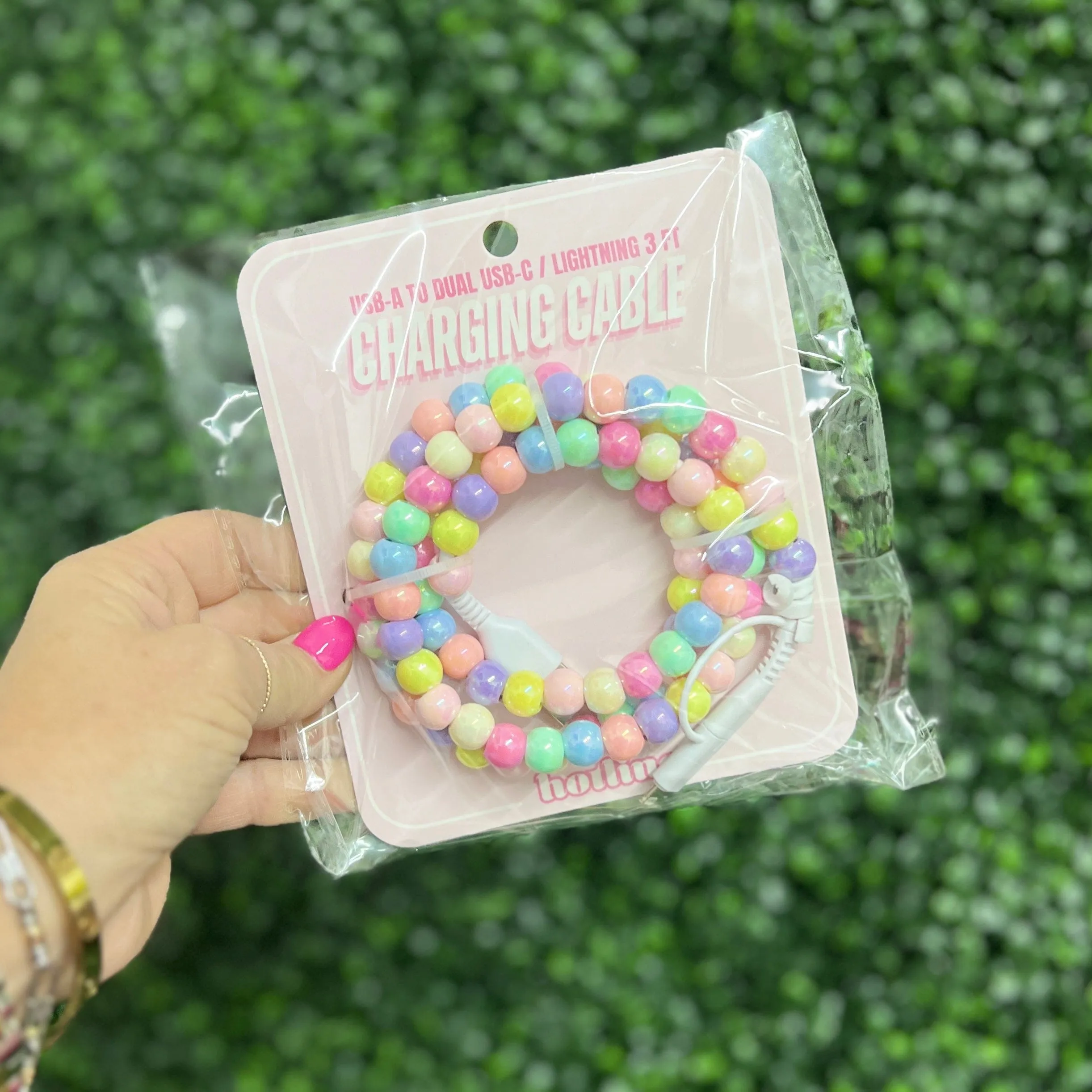 Beaded Phone Chargers