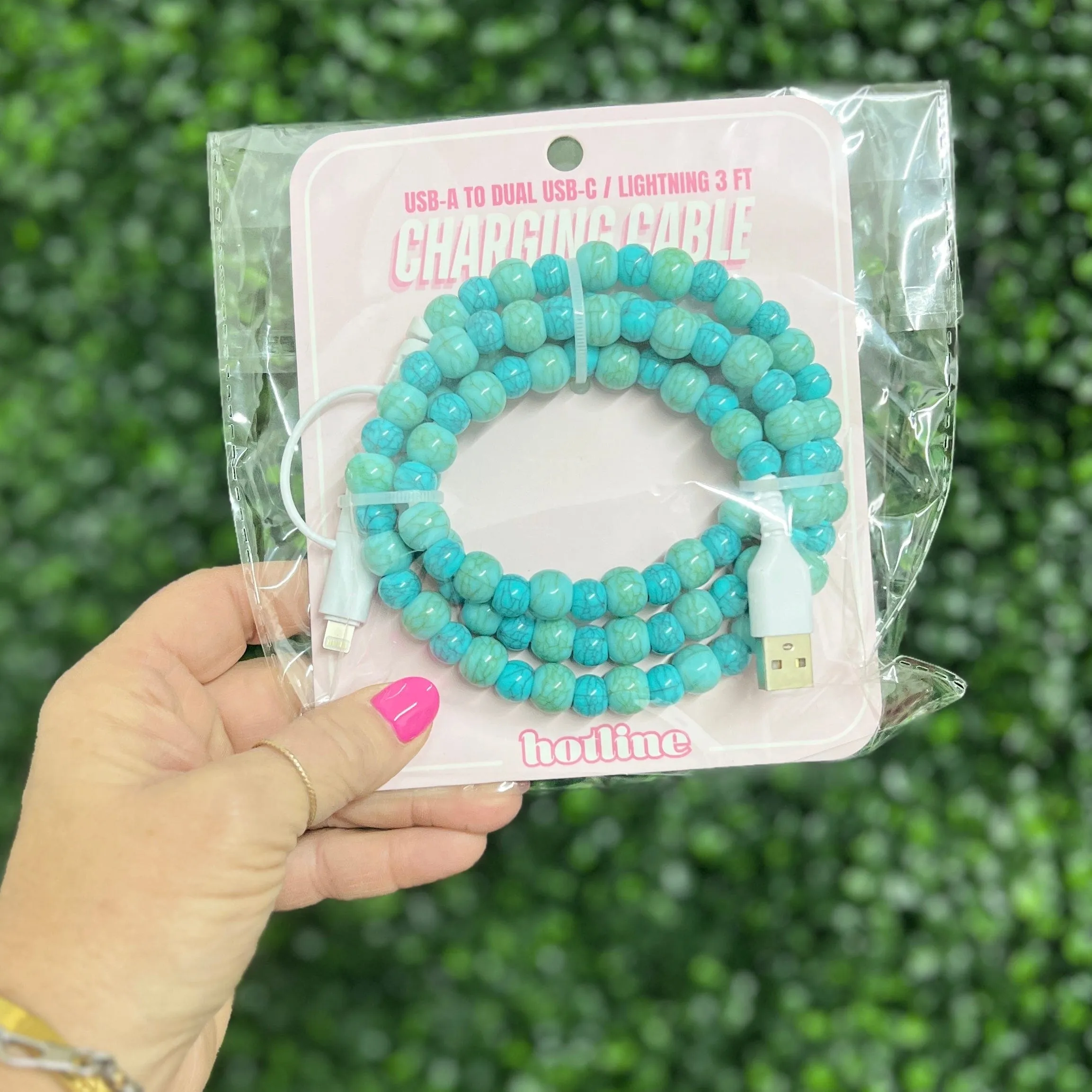 Beaded Phone Chargers