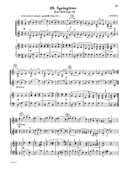 Beautiful Music for Two String Instruments Book 2 Piano Accompaniment