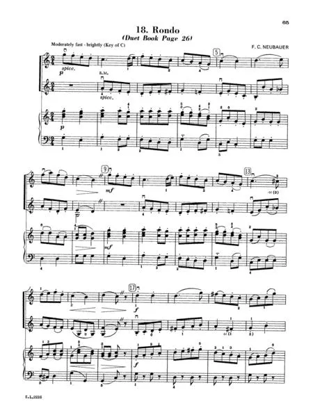 Beautiful Music for Two String Instruments Book 4 Piano Accompaniment