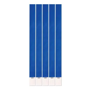 Beistle Blue Tyvek Wristbands (100/pkg) - Party Supply Decoration for General Occasion