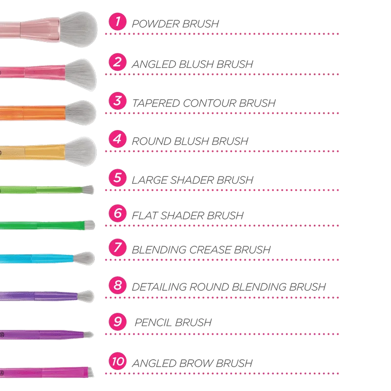 BH Cosmetics Take Me Back to Brazil Brush Set
