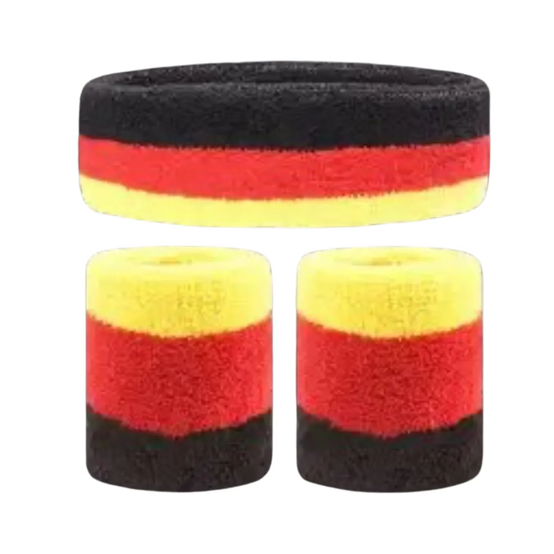 Black & Red & Yellow Hair Accessories