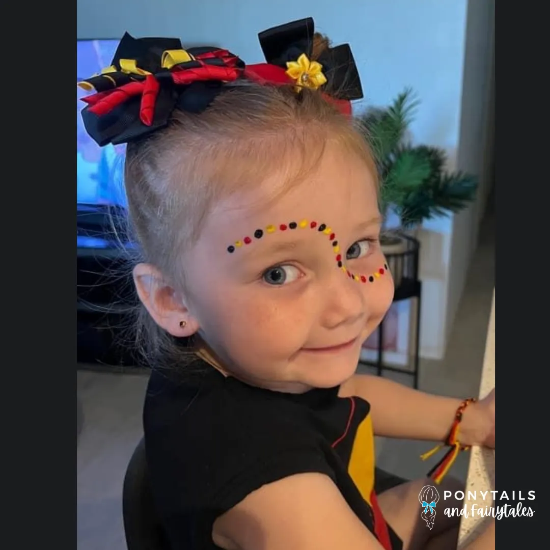 Black & Red & Yellow Hair Accessories