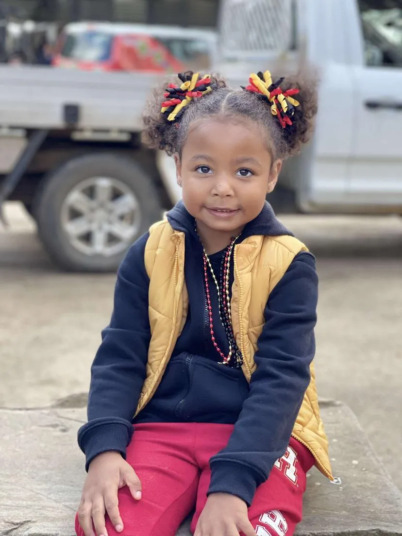 Black & Red & Yellow Hair Accessories
