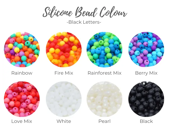 Black Personalized Bracelet Kit