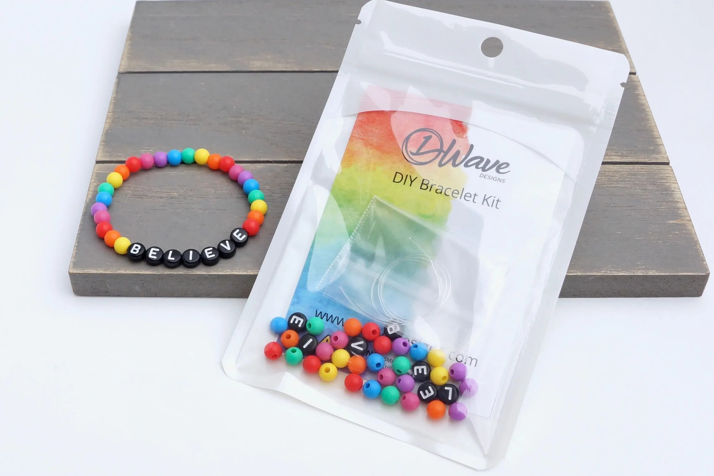 Black Personalized Bracelet Kit