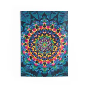 Blue Mandala  Tapestries