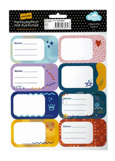 Book Labels - Multicolour