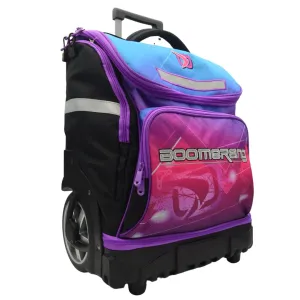 Boomerang Hardbase Big Wheel Trolley Bag Purple