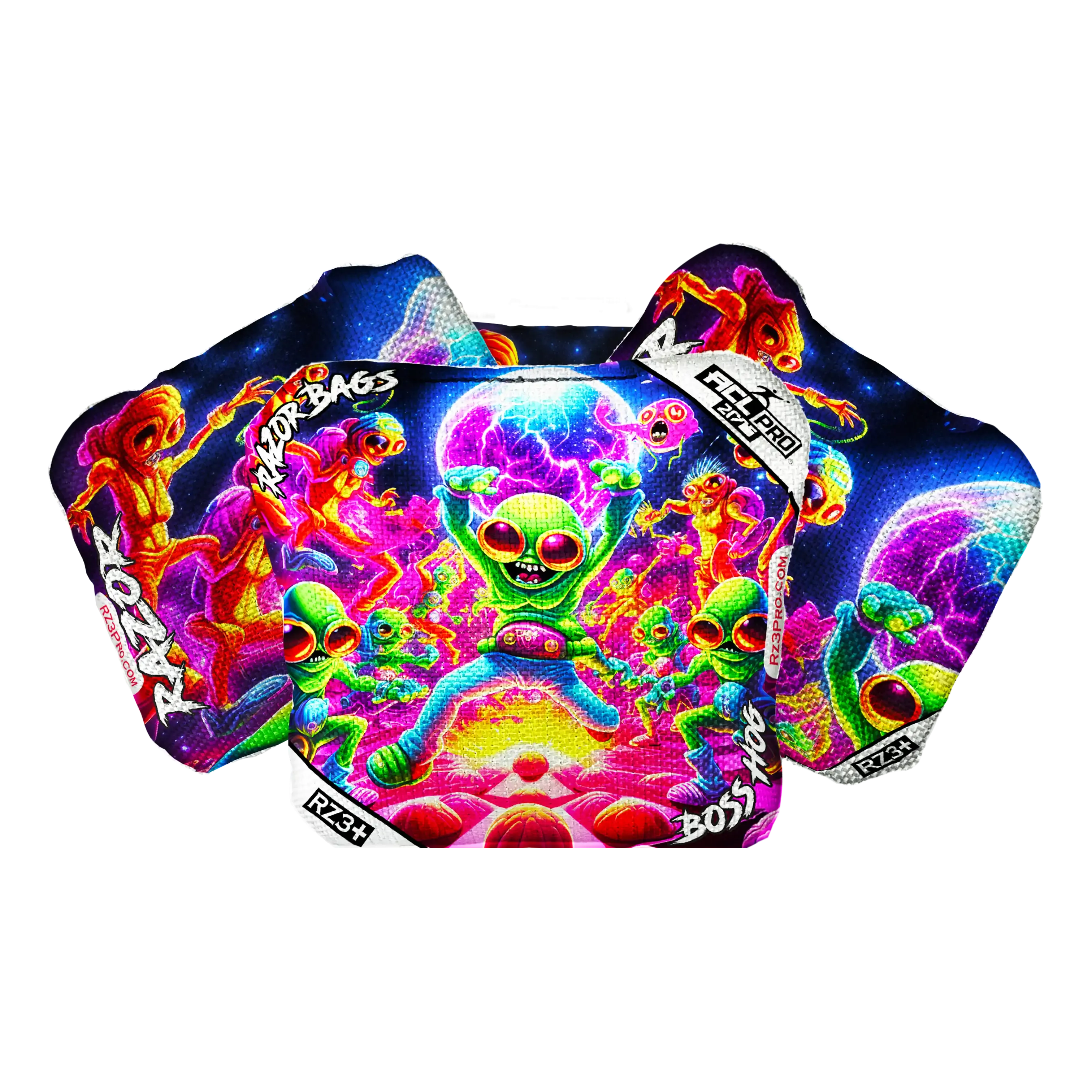Boss Hog | Alien Dance Party | ACL PRO Razor Cornhole Bags