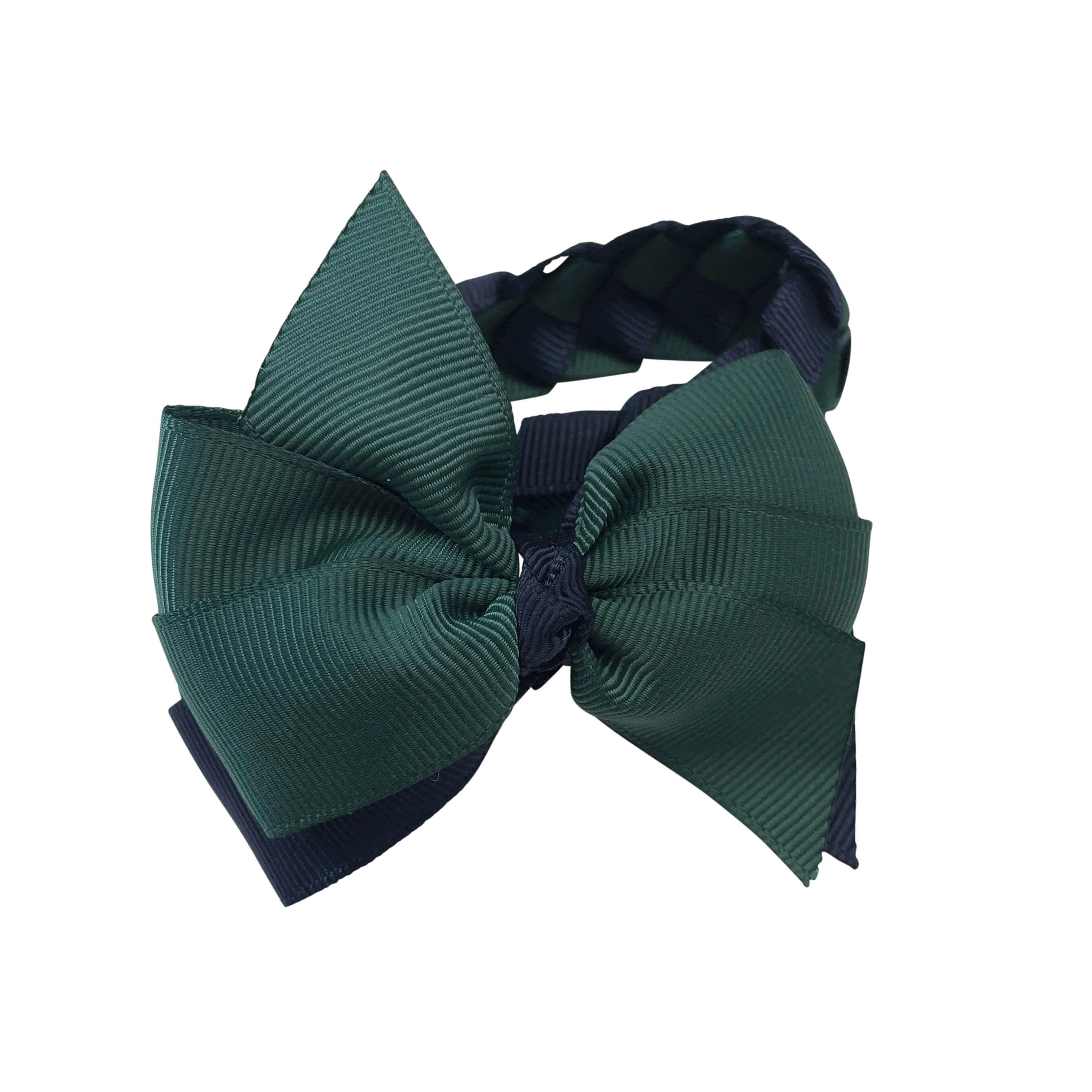Bottle Green & Navy Hair Accessories