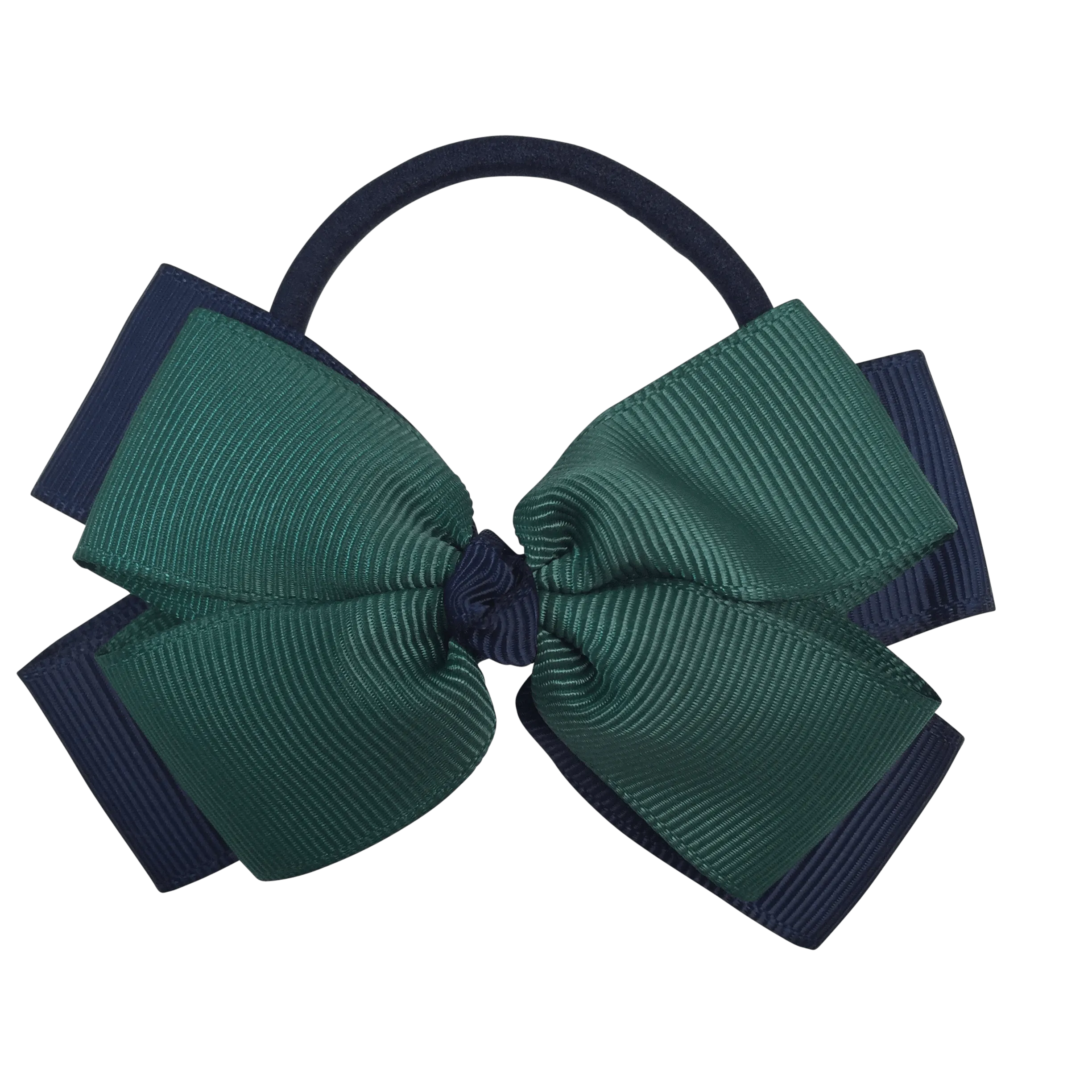 Bottle Green & Navy Hair Accessories