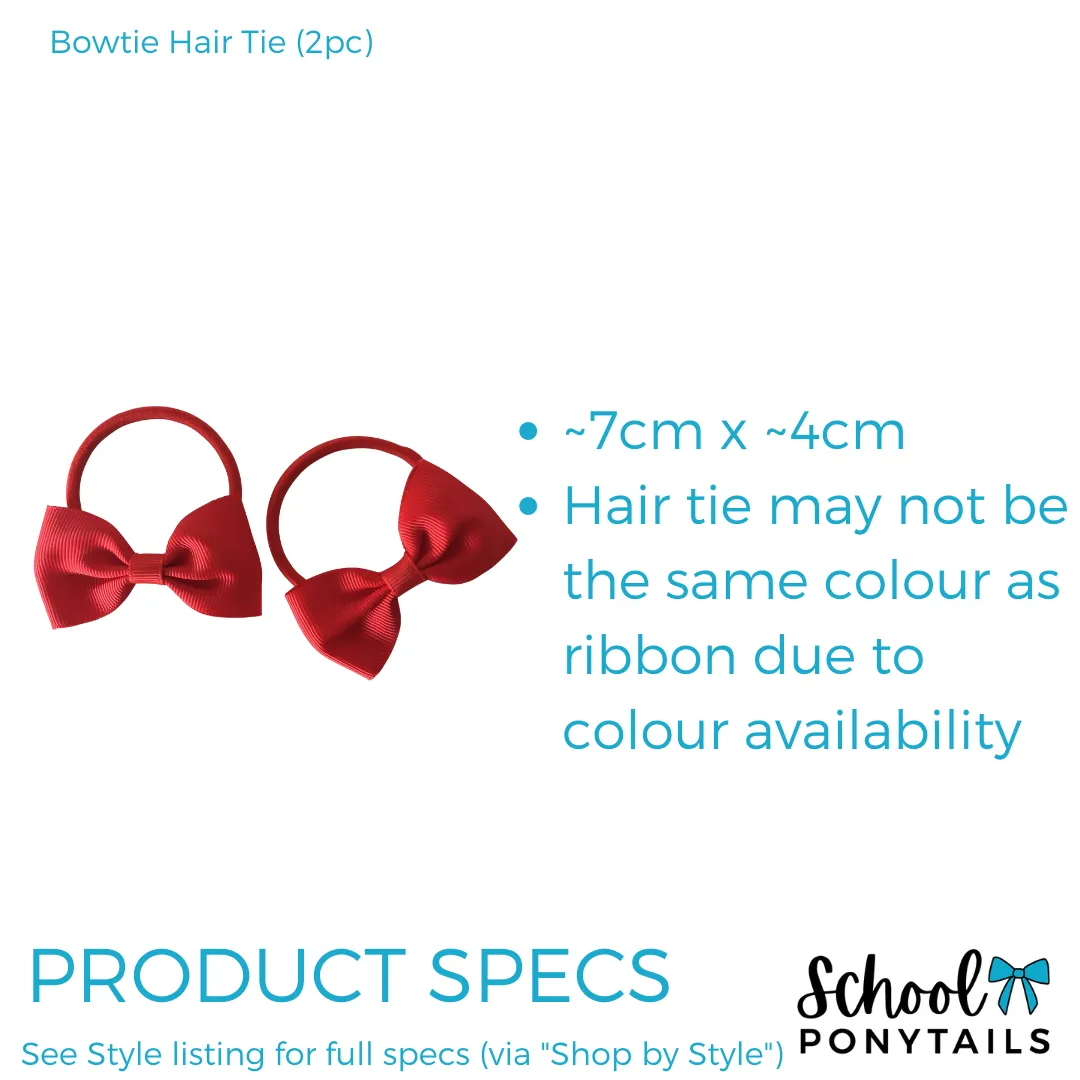 Bottle Green & Red Hair Accessories