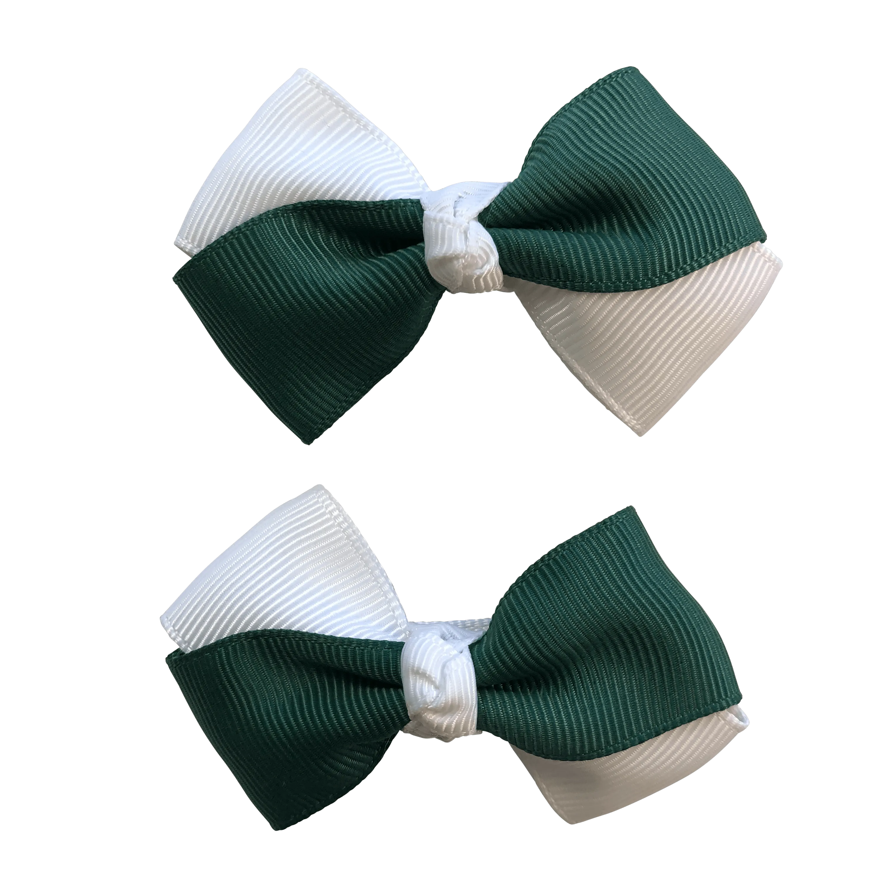 Bottle Green & White Hair Accessories
