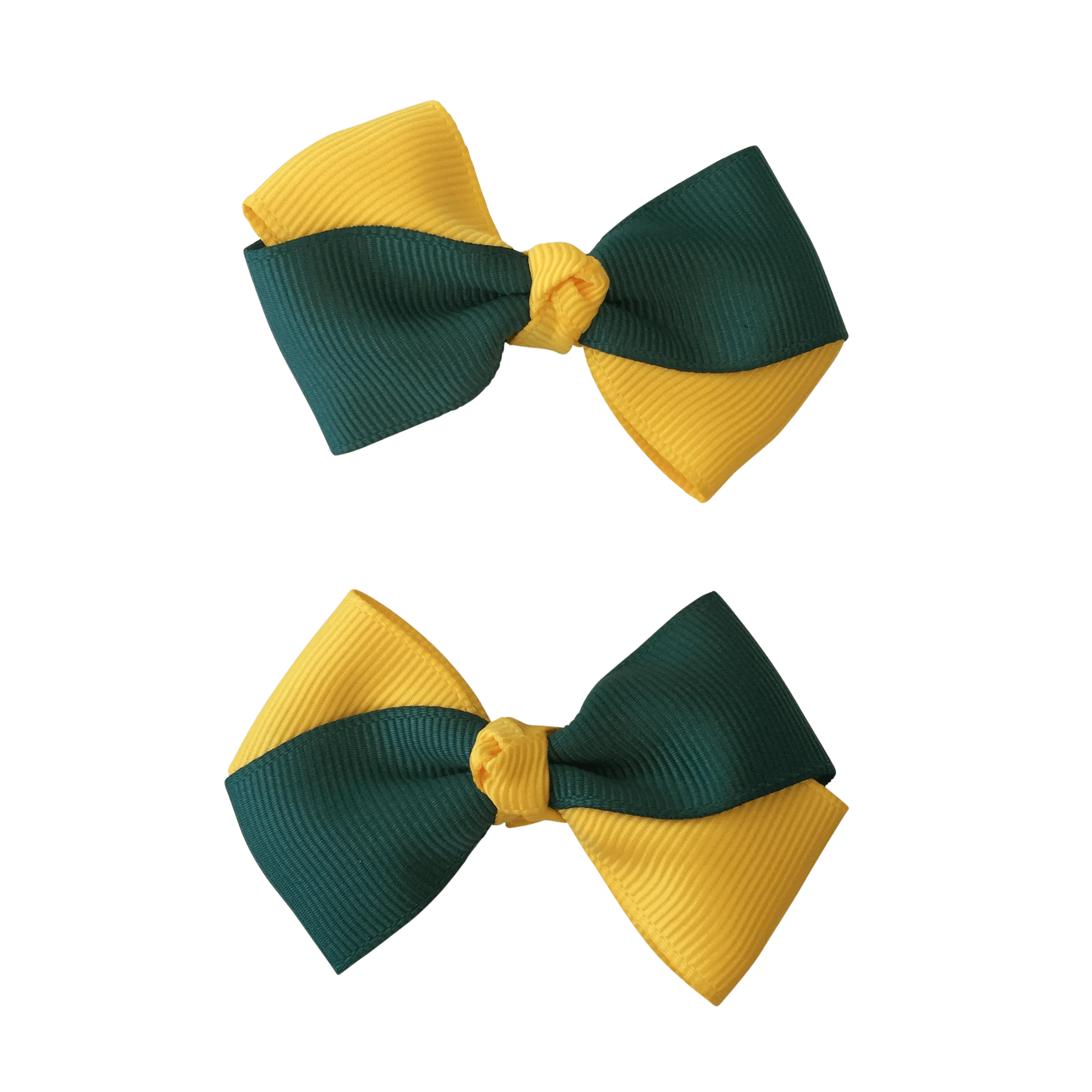 Bottle Green & Yellow Hair Accessories