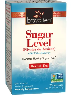 Bravo Tea, Sugar Level, 20 Tea Bags