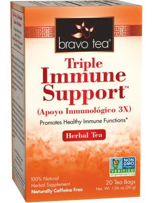 Bravo Tea, Triple Immune Support, 20 Tea Bags
