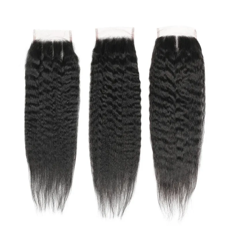 Brazilian Yaki Straight  Lace Closure