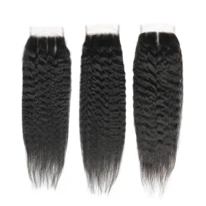 Brazilian Yaki Straight  Lace Closure