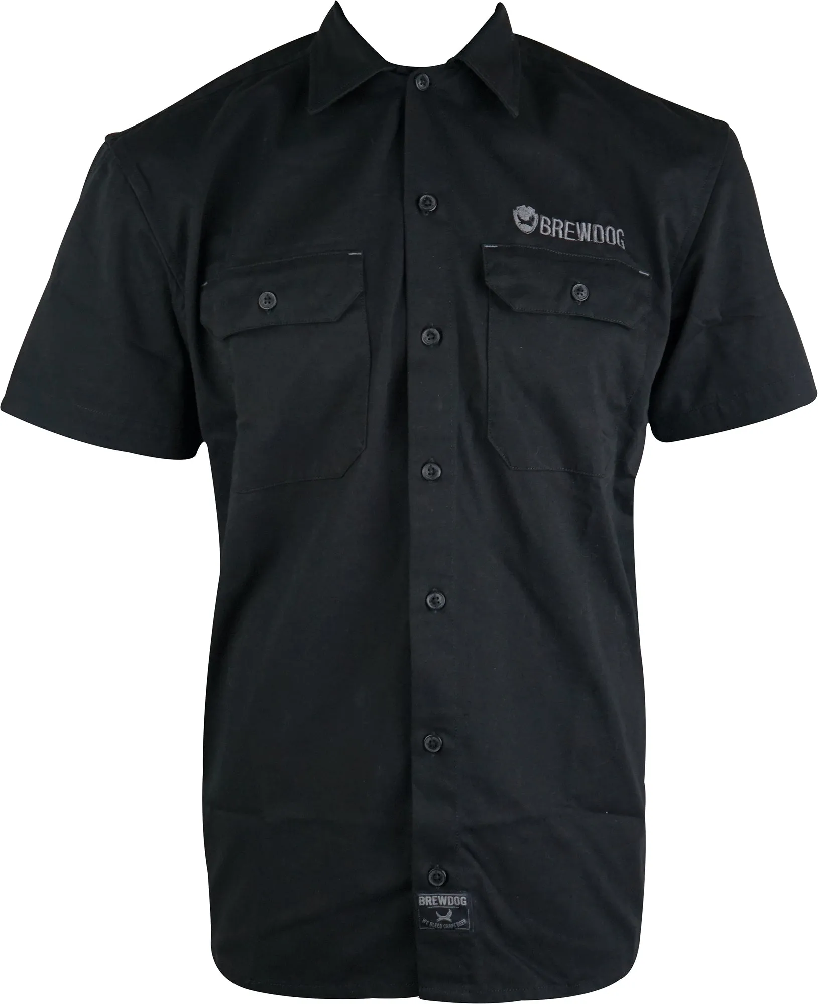 Brewbog Brewery Short Sleeve Mens Shirt - Black