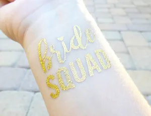 Bride Squad Bachelorette Party Tattoo