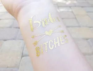 Bride's Bitches Bachelorette Party Tattoos