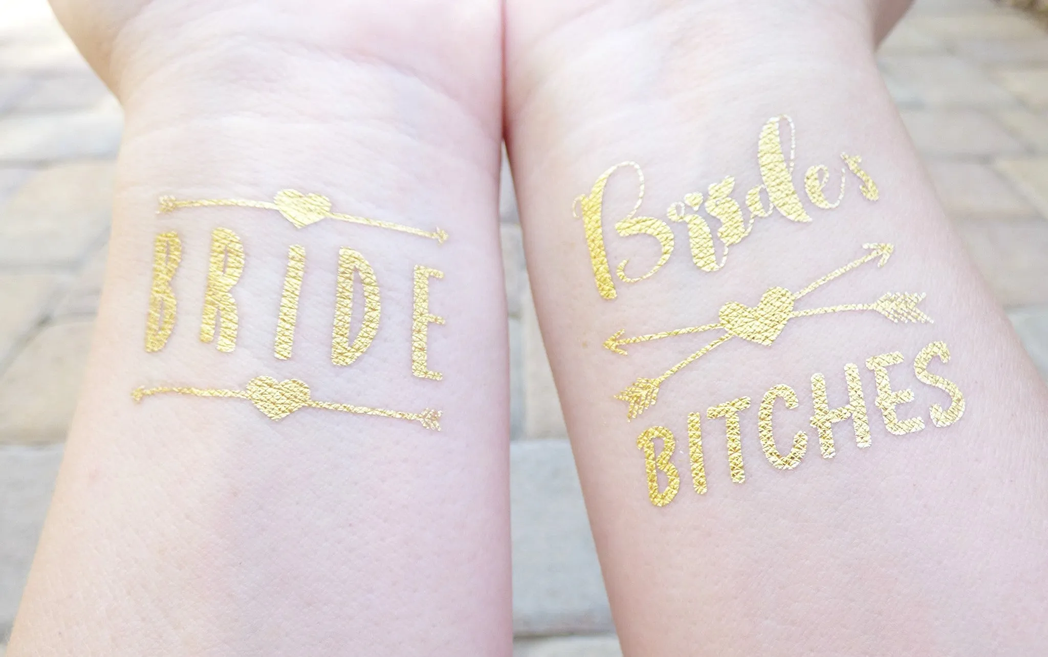 Bride's Bitches Bachelorette Party Tattoos