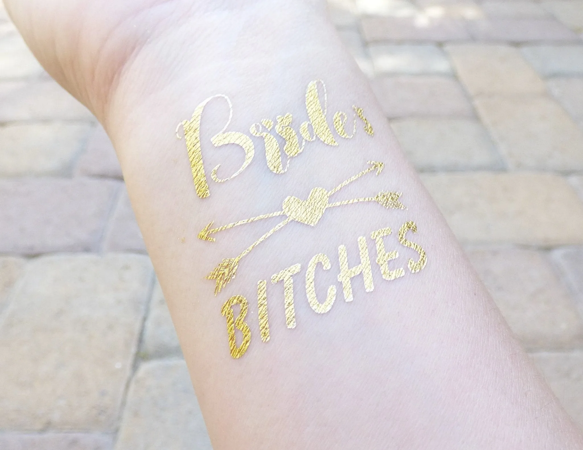 Bride's Bitches Bachelorette Party Tattoos