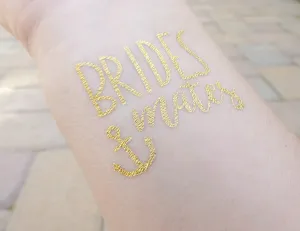 Brides Mates Anchor Bachelorette Party Tattoos