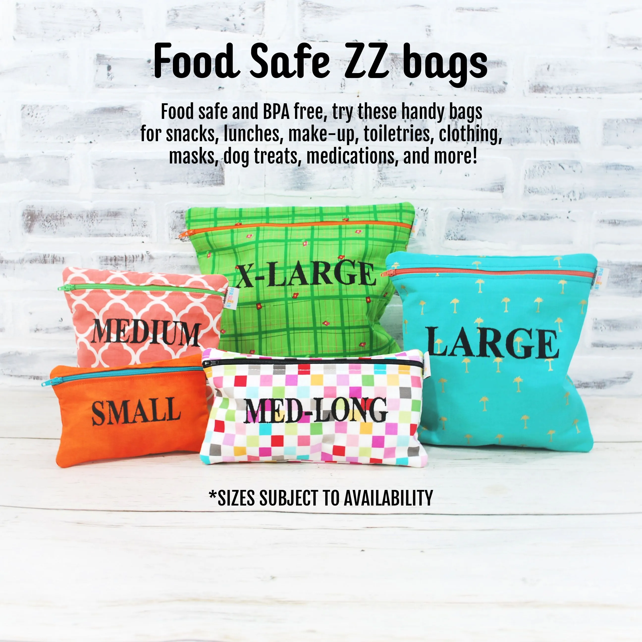 Bright Flowers Personalized Reusable Bag