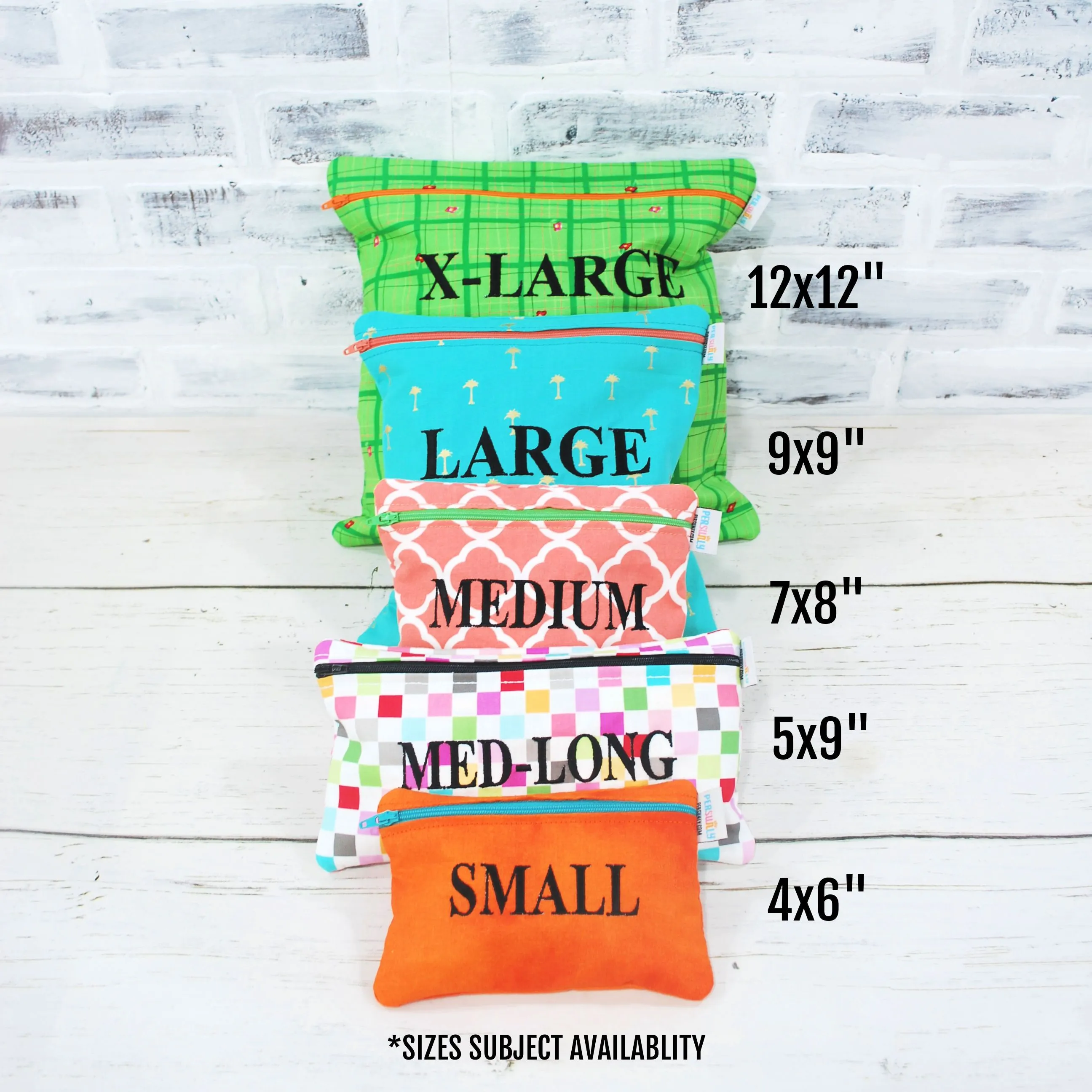Bright Flowers Personalized Reusable Bag